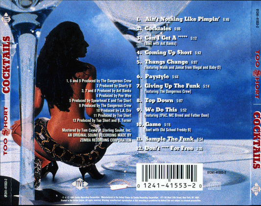Too Short : Cocktails (CD, Album)