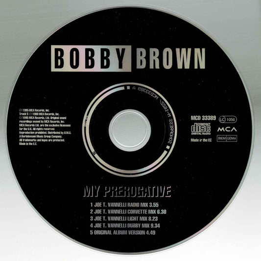 Bobby Brown : My Prerogative (CD, Maxi)