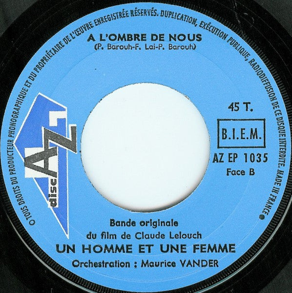 Nicole Croisille Et Pierre Barouh : Un Homme Et Une Femme (7", EP)