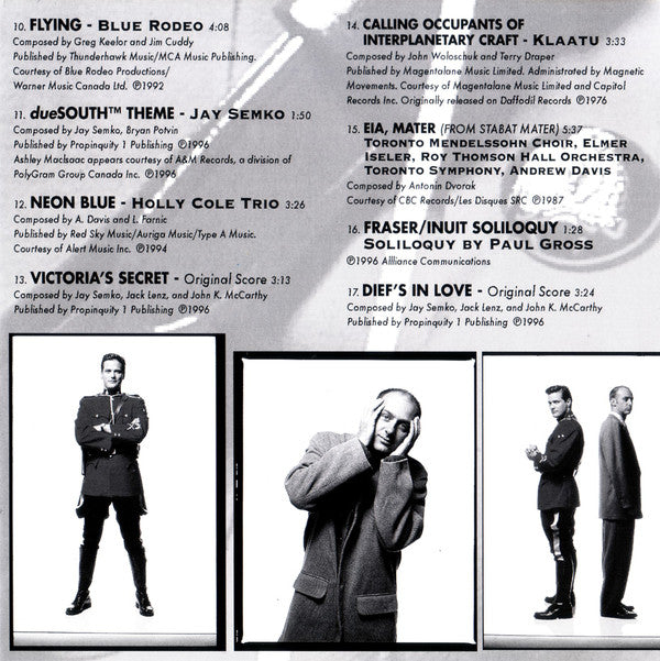Various : Due South™: Ein Mountie In Chicago - The Original Television Soundtrack (CD, Comp)