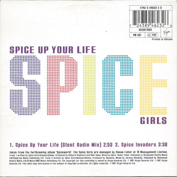 Spice Girls : Spice Up Your Life (CD, Single, Car)