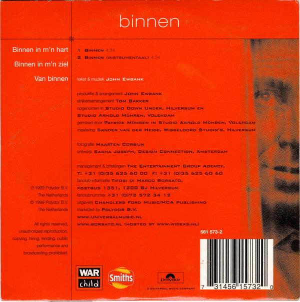 Marco Borsato : Binnen (CD, Single)