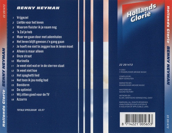 Benny Neyman : Benny Neyman (CD, Comp)