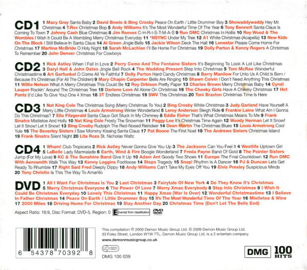 Various : 100 Hits: Christmas (4xCD, Comp + DVD, Comp)