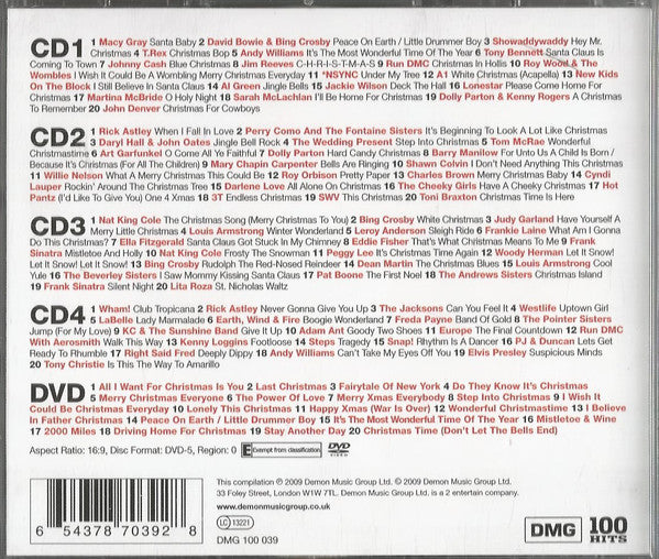 Various : 100 Hits: Christmas (4xCD, Comp + DVD, Comp)