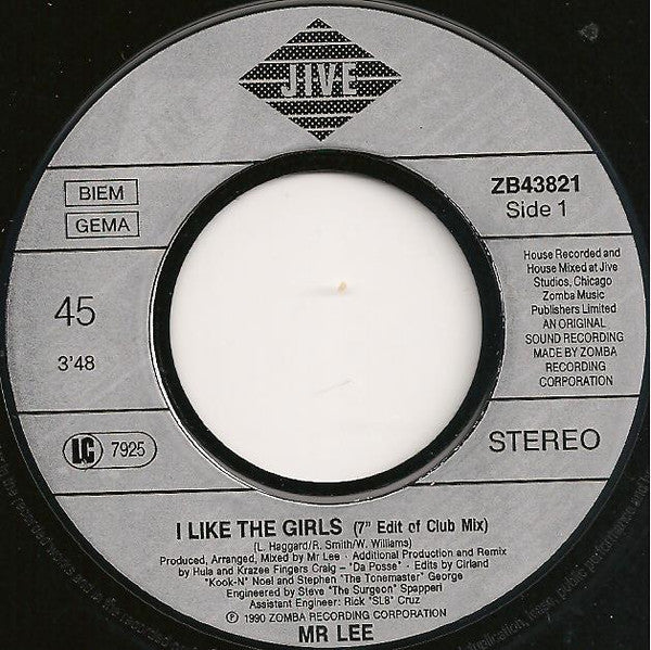Mr. Lee : I Like Girls (7", Single)