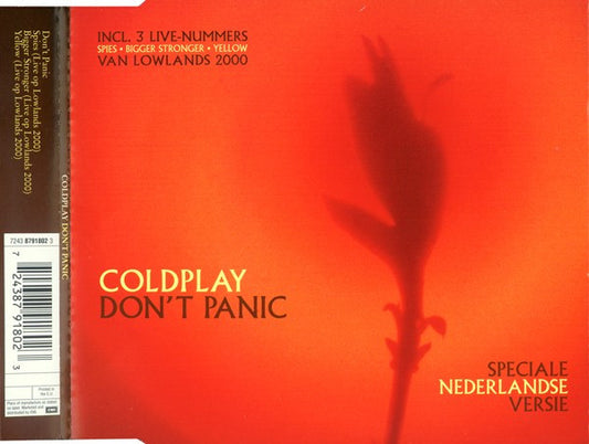 Coldplay : Don't Panic (CD, Single)