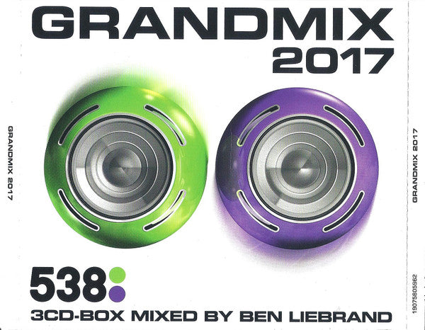 Ben Liebrand : Grandmix 2017 (3xCD, Mixed, Tex)