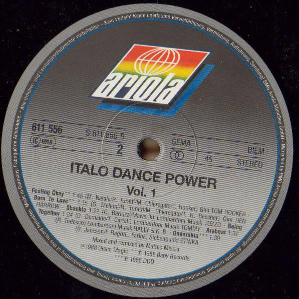 Various : Italo Dance Power Vol. 1 (12", Maxi, P/Mixed)