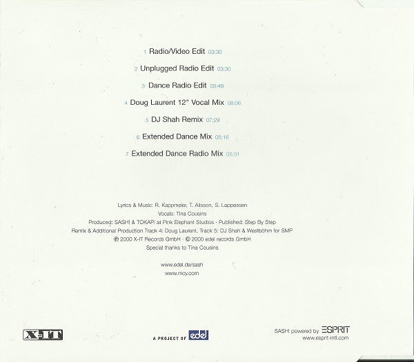 Sash! : Just Around The Hill (CD, Maxi)
