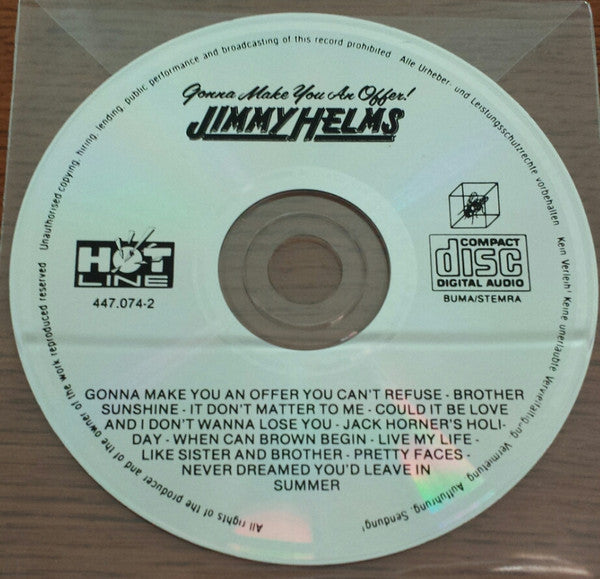 Jimmy Helms : Gonna Make You An Offer! (CD, Album, RE)