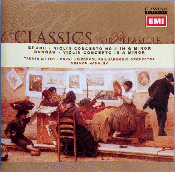 Max Bruch, Antonín Dvořák, Tasmin Little, Royal Liverpool Philharmonic Orchestra, Vernon Handley : Violin Concerto No. 1 In G Minor, Op.26 / Violin Concerto In A Minor, Op.53 (CD)