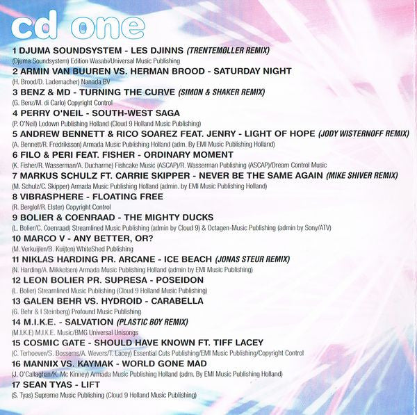 Various : Armada Trance (2xCD, Comp, Mixed)