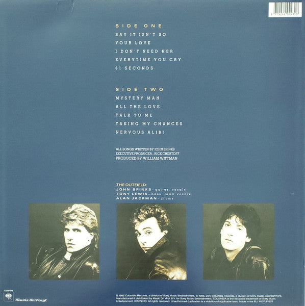 The Outfield : Play Deep (LP, Album, RE, 180)