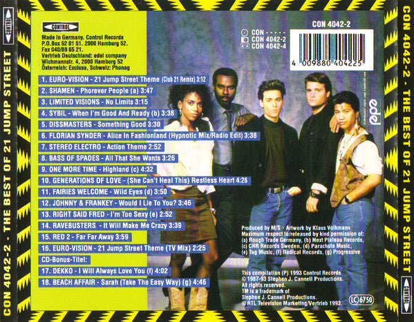 Various : The Best Of 21 Jump Street (CD, Comp)