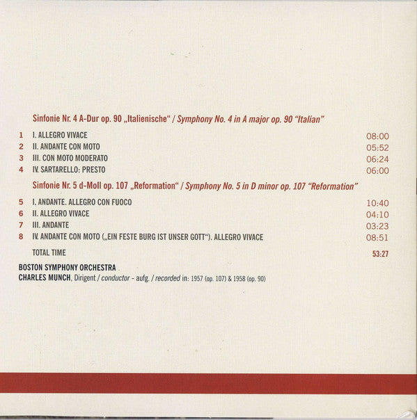 Felix Mendelssohn-Bartholdy : Portrait 10 CD-Set (10xCD, Comp, RM + Box)