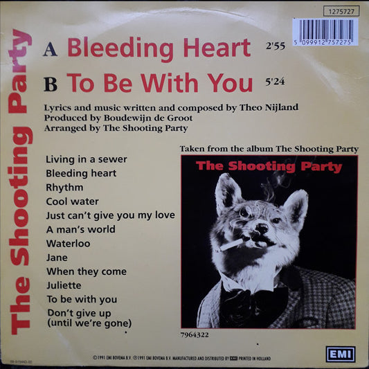 The Shooting Party : Bleeding Heart (7", Single)