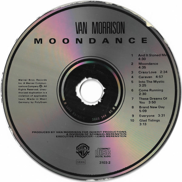 Van Morrison : Moondance (CD, Album, RE)