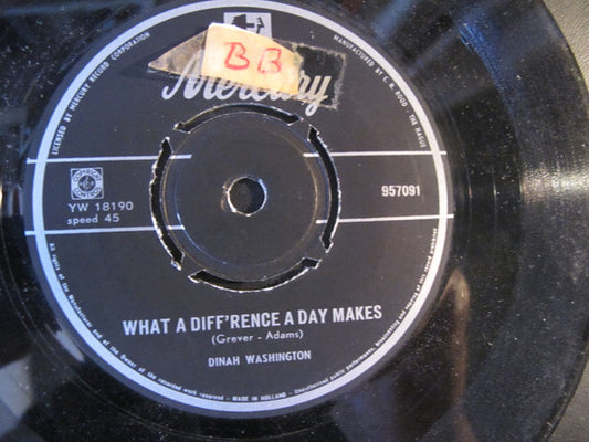 Dinah Washington : What A Diff'rence A Day Makes (7", Single, Mono)