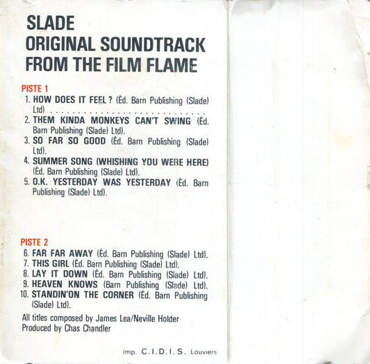 Slade : Slade In Flame (Cass, Album)