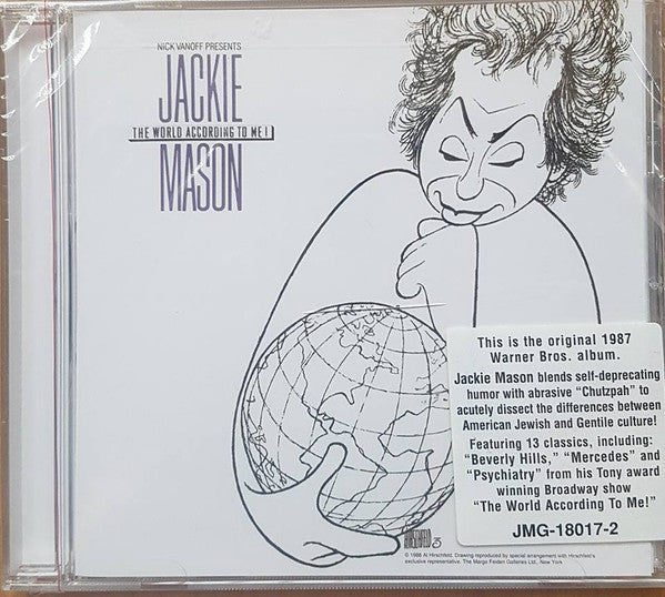 Jackie Mason : The World According To Me! (CD, Album, RE)