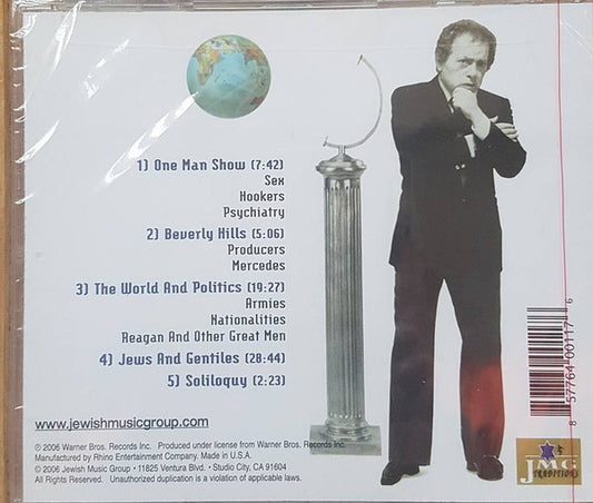 Jackie Mason : The World According To Me! (CD, Album, RE)