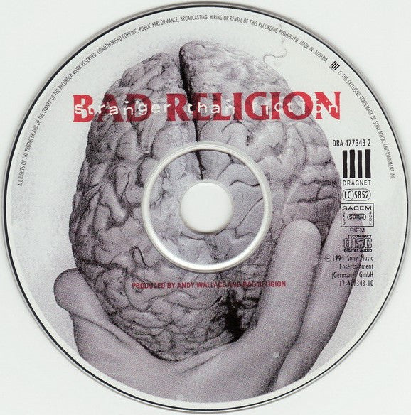Bad Religion : Stranger Than Fiction (CD, Album, RP)