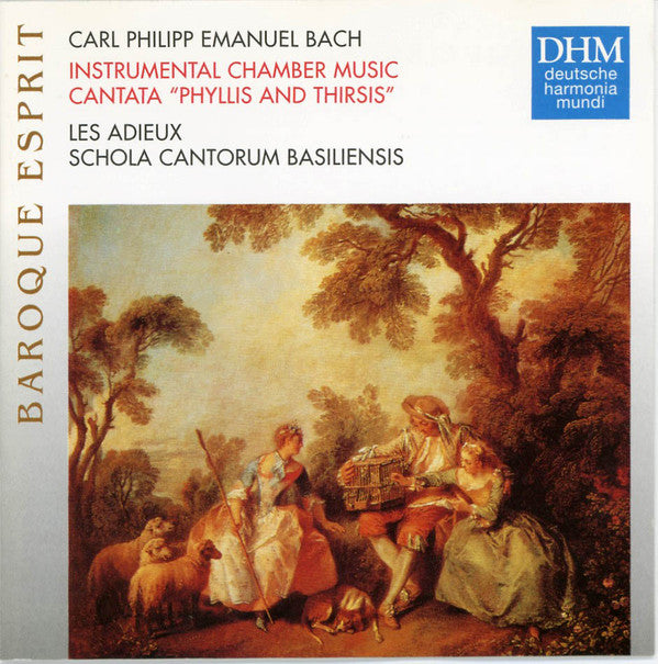 Carl Philipp Emanuel Bach - Les Adieux, Schola Cantorum Basiliensis : Instrumental Chamber Music / Cantata "Phyllis And Thirsis" (CD, Comp)