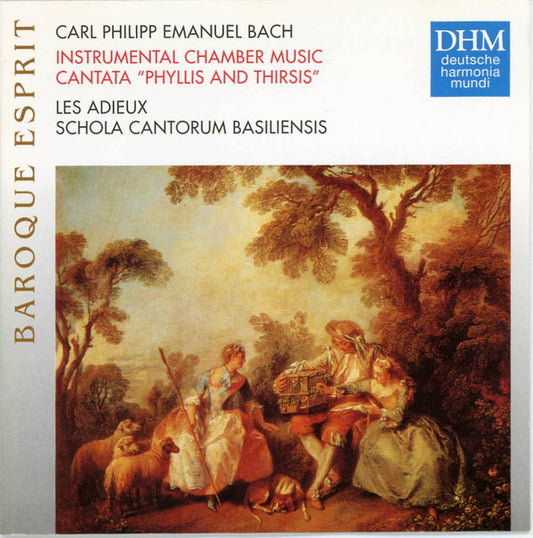 Carl Philipp Emanuel Bach - Les Adieux, Schola Cantorum Basiliensis : Instrumental Chamber Music / Cantata "Phyllis And Thirsis" (CD, Comp)