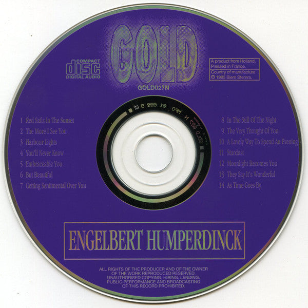Engelbert Humperdinck : Gold (CD, Comp)