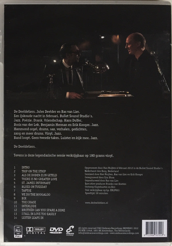 Jules Deelder & Bas van Lier : De Deeldeliers : De Deeldeliers (DVD-V, Album, PAL)
