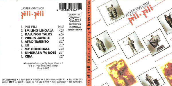Jasper Van't Hof : Pili-Pili (CD, Album, RE)
