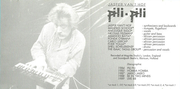 Jasper Van't Hof : Pili-Pili (CD, Album, RE)