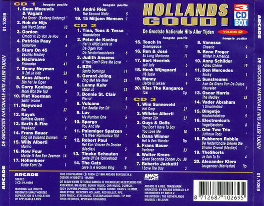Various : Hollands Goud Volume 2 (3xCD, Comp)