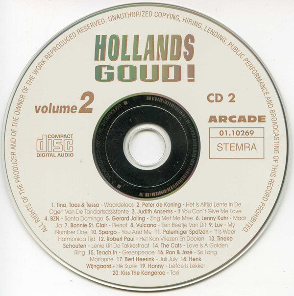 Various : Hollands Goud Volume 2 (3xCD, Comp)