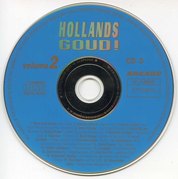 Various : Hollands Goud Volume 2 (3xCD, Comp)