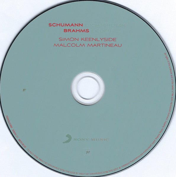 Robert Schumann / Johannes Brahms - Simon Keenlyside, Malcolm Martineau : Dichterliebe / Lieder (CD)
