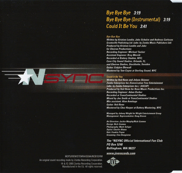 *NSYNC : Bye Bye Bye (CD, Single)