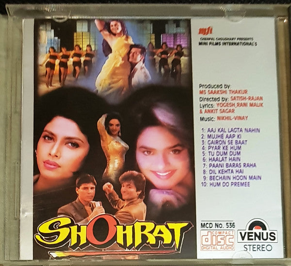 Nikhil-Vinay, Yogesh, Rani Malik & Ankit Sagar : Shohrat (CD)