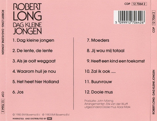 Robert Long : Dag Kleine Jongen (CD, Album, RE)