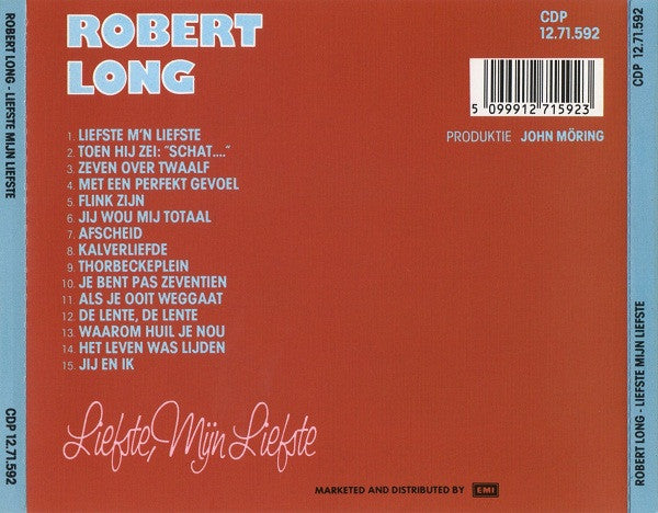 Robert Long : Liefste Mijn Liefste (CD, Comp, RE)
