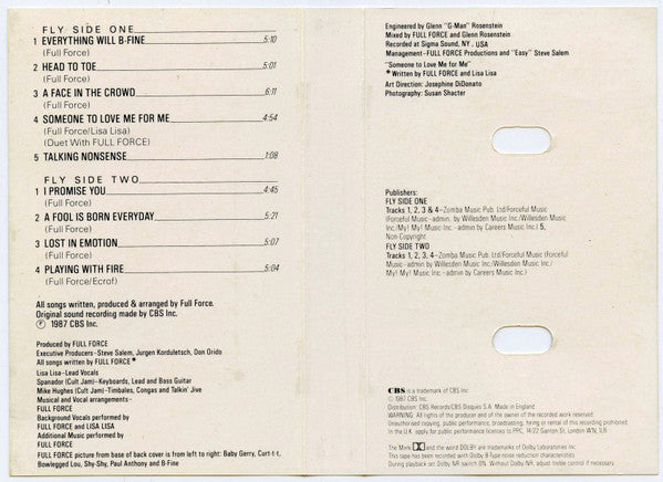 Lisa Lisa & Cult Jam : Spanish Fly (Cass, Album)