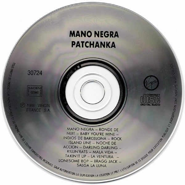 Mano Negra : Patchanka (CD, Album, RE)