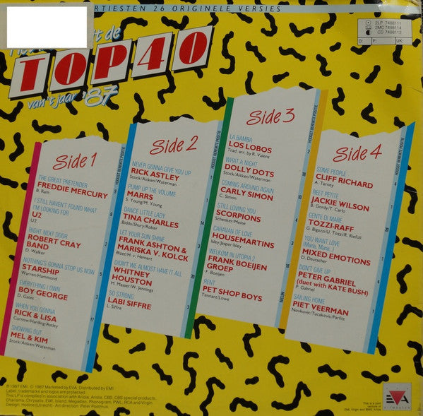 Various : Het Beste Uit De Top 40 Van 't Jaar '87 (2xLP, Comp)