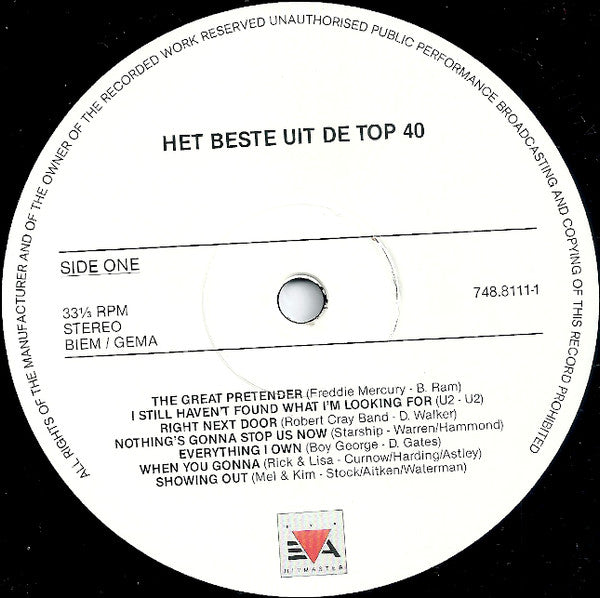 Various : Het Beste Uit De Top 40 Van 't Jaar '87 (2xLP, Comp)