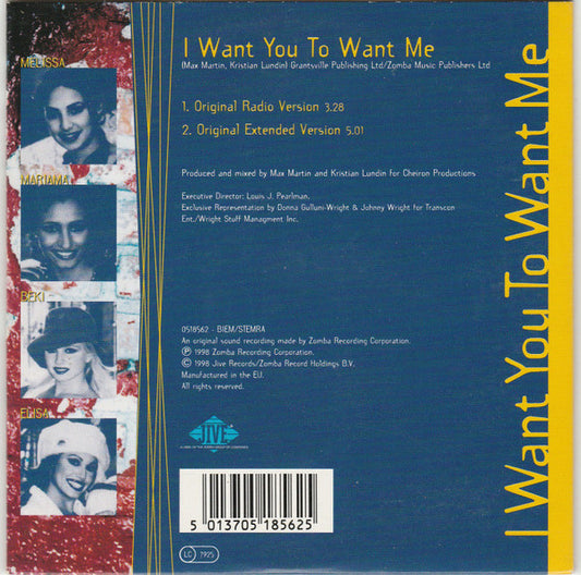 Solid Harmonie : I Want You To Want Me (CD, Single)