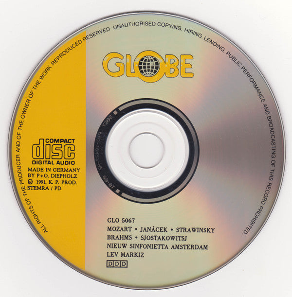 Nieuw Sinfonietta Amsterdam - Wolfgang Amadeus Mozart / Leoš Janáček / Igor Stravinsky / Johannes Brahms / Dmitri Shostakovich : 'Live' In St. Petersburg (Leningrad) (CD, Album)