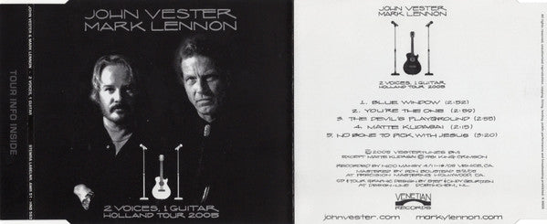 John Vester & Mark Lennon : 2 Voices, 1 Guitar - Holland Tour 2005 (CD, EP)