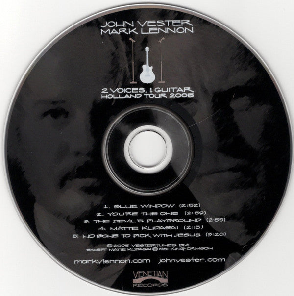 John Vester & Mark Lennon : 2 Voices, 1 Guitar - Holland Tour 2005 (CD, EP)