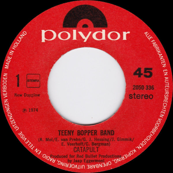 Catapult : Teeny Bopper Band / Nightrake (7", Single, Pap)
